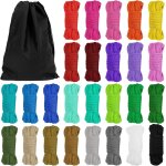 Yemaesre - corde de parachute, 26 couleurs 3 m 4 mm corde de survie a 7 brins, corde de tente, corde ... Yemaesre - corde de parachute, 26 couleurs 3 m 4 mm corde de survie a 7 brins, corde de tente, corde ...
