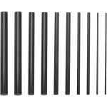 Yemaesre - kit de pche a la mouche en fibre de carbone, 10 pices, kit de pche a la mouche en fibre ...