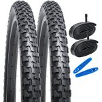 Yemaesre - lotde 2 26 pouces pneus 26x1. 95 etrto 54 - 559 et lot de 2 chambres a air 26x1. 75 / 2. 125 ...