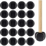 Yemaesre - lotde 24 balles de tennis prdcoupes antidrapantes pour pieds de meubles et protection ...