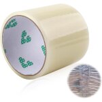 Yemaesre - ruban de rparation de bche en pvc haute performance, transparent, 8 cm x 10 m, idal pour ...