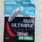 Yonex - corde de raquette de badminton, bg66 power, 0. 66mm, sangle d'entraînement d'endurance - type ... Yonex - corde de raquette de badminton, bg66 power, 0. 66mm, sangle d'entraînement d'endurance - type ...