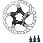 Yongness disque de frein a disque de v�lo noir 180 mm avec 6 vis disque de frein a disque disque de frein ...