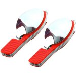 Ytfhg - 2pcs prime 4 en 1 couverts pliant, couverts camping en acier inoxydable, couverts multifonction ...