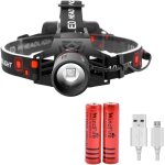 Ytseazn - lampe frontale rechargeable led, torche frontale a lumière blanche et rouge super lumineuse ... Ytseazn - lampe frontale rechargeable led, torche frontale a lumière blanche et rouge super lumineuse ...