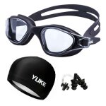 Yuke impermable a l'eau pu bonnet de bain tissu protger les oreilles piscine chapeau requin bonnet ...