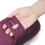 Zafu coussin de mditation, hauteur d'assise 15 cm, modle zen kapok rond, coussin de yoga, yoga bolster, ...