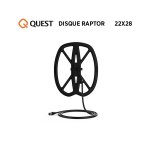 Disque quest - raptor 22x28 cm