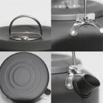 0. 8l extérieur en aluminium camping théière cafetière extérieure pour randonnée 0. 8l extérieur en aluminium camping théière cafetière extérieure pour randonnée