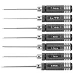 0. 9 / 1. 27 / 1. 3 / 1. 5 / 2. 0 / 2. 5 / 3. 0mm blanc en acier hexagonale tournevis kit d'outils pour ...