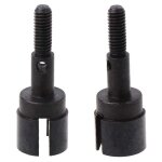 02033, axe de roue filet� 2pcs hsp / amewi / himoto / maverick / atomic / ninco / maxam / banger / redcat. ...