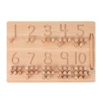 1 - 10 num�ro description stylo contr�le tableau de formation aveugle planche d'�criture comptage en ...