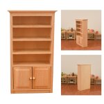1:12 echelle maison de poup�e mini armoire en bois, biblioth�que simulation b�b� poup�e meubles d�coration ...