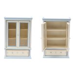 1:12 echelle maison de poup�e miniature meubles de cuisine blanc armoires vitrine enfants cadeau
