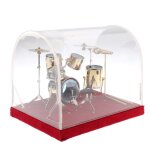1 / 12 ensemble de batterie miniature pour maison de poupe, modle instrument de musique, accessoire ...