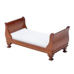 1 / 12 maison de poup�e mini lit simple maison chambre meubles mod�le maison de poup�e d�cor accessoires ...