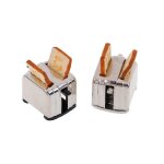 1:12dollhouse miniature simulation maison jouet appareils m�nagers grille pain jouet d�coration micro ...