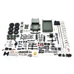 1 / 16 6wd rc car metal kit avec 370 motor metal dual speed gear case gear drive shaft wheels weight, ...