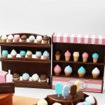 1:18 simulation mini mini glacier shop set c�ne de lait d�coration enfants jouer maison jouets