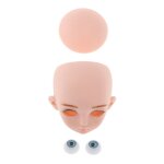 1 / 3 bjd tte visage moule poupe pices de rechange du corps, maquillage yeux extensions de cils pour ...