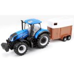 1 / 32 tracteur t7. 315 new holland avec remorque - collection ferme