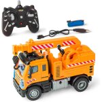 1:50 nano city camion - grue 2, 4 ghz - voiture tlcommande, vhicule rc, autonomie 40 min, jouet pour ...
