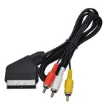 1. 8m av scart audio vido cble tv plomb pour nes pour nes rgb scart cble plug tout nouveau