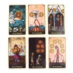 1 bo�te de cartes de tarot delos, jeu de soci�t� de divination, jeu de soci�t� de divertissement de f�te ...