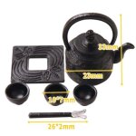 1 ensemble 1: 12 meubles miniatures pour maison de poupe, th kungfu classique, thire avec couvercle ...