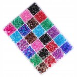1 ensemble de boucles d'oreilles en perles de bricolage rondelle