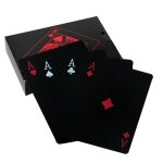 1 ensemble de cartes de jeu de poker de table, en pvc créatif, etanche, astuce magique, faveur de fête, ... 1 ensemble de cartes de jeu de poker de table, en pvc créatif, etanche, astuce magique, faveur de fête, ...