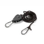 1 ensemble de cintres a cliquet de corde r�glables, lumi�res de levage, auvent de camping, corde a vent, ...