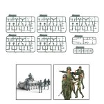 1 ensemble de figurines de mini soldat, kit de figurines non assemblées, cadeau 1 ensemble de figurines de mini soldat, kit de figurines non assemblées, cadeau