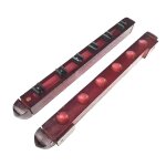 1 ensemble de support en bois de billard suspendu mural 6 queues de snock pour queue de billard support ...
