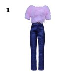 1 ensemble de v�tements pour poup�e de 30cm, tenue d�contract�e, gilet, chemise, jupe, pantalon, robe, ...