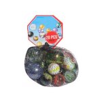 1 filet de 20 calots - jeu de recreation - boulards - billes - plein aire - recreation