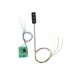 1 jeu de feux de circulation a l'echelle ho oo, mod�le led, architecture, train, chemin de fer, croisement, ...