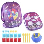 1 jeu de lancer de balle, sac de sable, jouet interactif, sport, educatif, int�rieur et ext�rieur, plateau ...