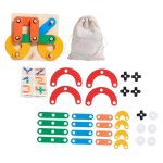1 jeu de morpion, jeu d'checs educatif pour l'apprentissage prcoce, puzzle cognitif, jeu de mathmatiques ...