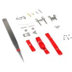 1 kit de simulation de tendeur de corde cargo pour remorque tamiya 1 / 14, camion tlcommand, sangle ...