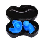1 paire de bouchons d'oreille souples et etanches en silicone, accessoires de natation et de sport aquatique ... 1 paire de bouchons d'oreille souples et etanches en silicone, accessoires de natation et de sport aquatique ...