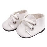 1 paire de chaussures en cuir pu 5. 5x3cm, pour poup�e de corps mel chan pour poup�e reborn de 9 a 12 ...