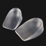 1 paire de coussinets de chaussures en gel de silicone pour hommes et femmes, protection des pieds, semelles ...