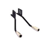 1 paire d'�vent de gaz de tuyau d'�chappement de simulation en m�tal pour trx4 scx10 rc collecteur d'�chappeme ...