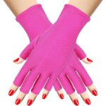 1 paire de gants uv pour ongles - protection contre la lumire led - gel - soin des doigts - hydratant ...
