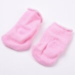 1 paire de jolies chaussettes de cheville en coton pour poupes de 18 pouces, blanches, antidrapantes, ...