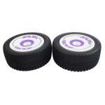 1 paire de pneus en caoutchouc pour buggy wltoys tout - terrain rc, jantes de moyeu de roue de 73mm et ...