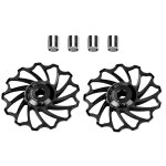 1 paire de roulements en cramique meijun, poulie arrire, roue jockey, rouleau de guidage de vlo (13t, ...