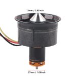 1 pc 2200kv 64mm ventilateur canalis 12 pales 3 - 6s accessoire moteur pour avion rc