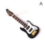 1 pieces guitare accessoires dollhouse miniature instrument partie pour la d�coration int�rieure enfant ...